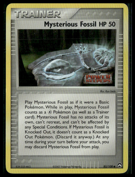 Mysterious Fossil #85/108 Stamp Power Keepers Pokemon LP