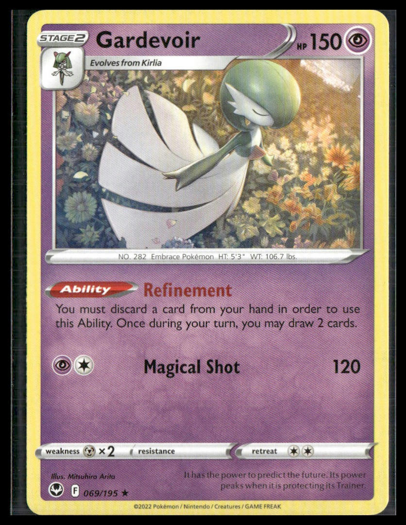 Gardevoir #069/195 SWSH12: Silver Tempest Pokemon NM