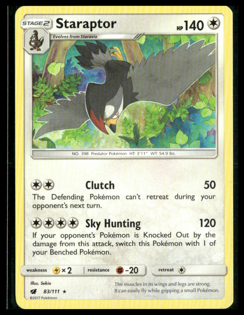 Staraptor #83/111 Crimson Invasion VLP