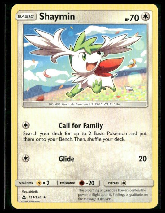 Shaymin #111/156 Ultra Prism NM
