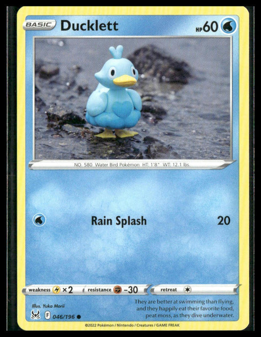 Ducklett #046/196 Clay Yuka Morii Lost Origin NM