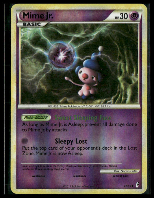 Mime Jr. #47/95 Reverse Holo Call of Legends MP