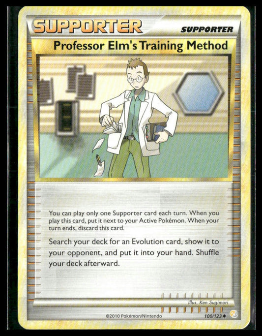 Professor Elm's Training Method #100/123 League & Championship Cards LP