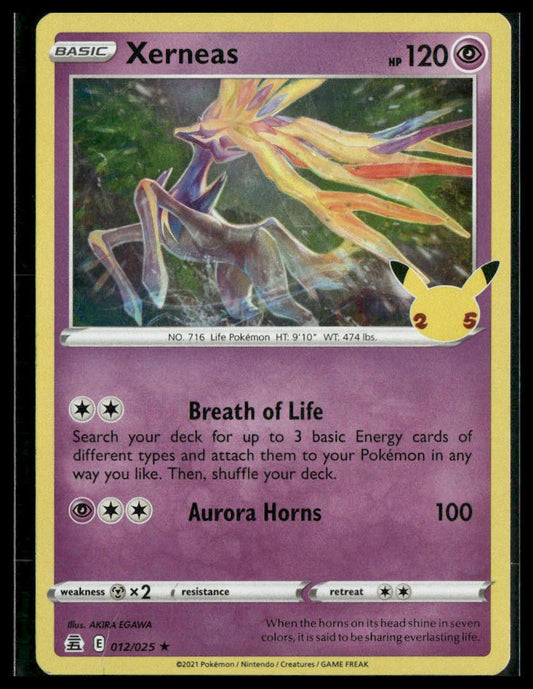Xerneas #012/025 Celebrations MP