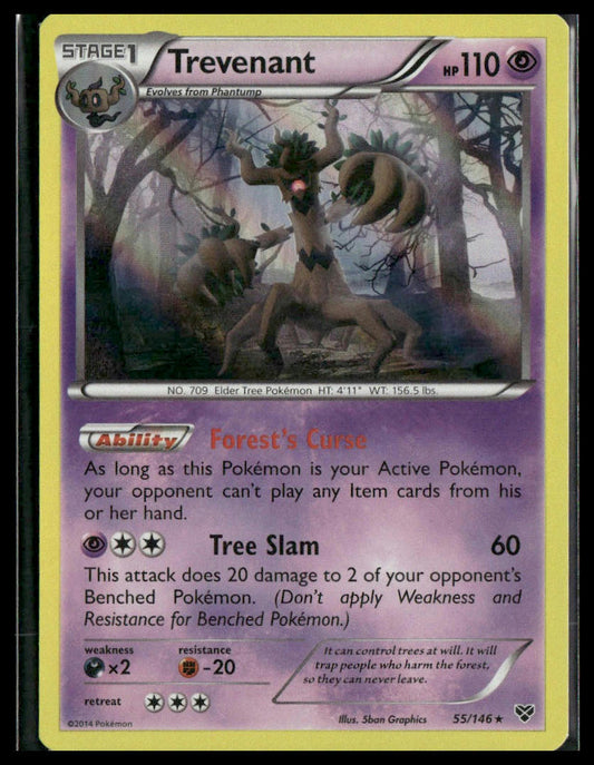 Trevenant #55/146 XY Base Set NM