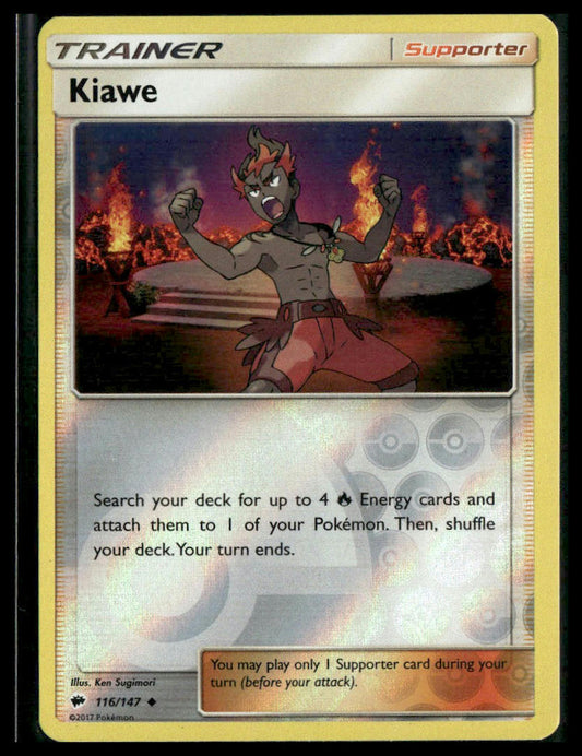 Kiawe #116/147 Reverse Holo SM - Burning Shadows VLP