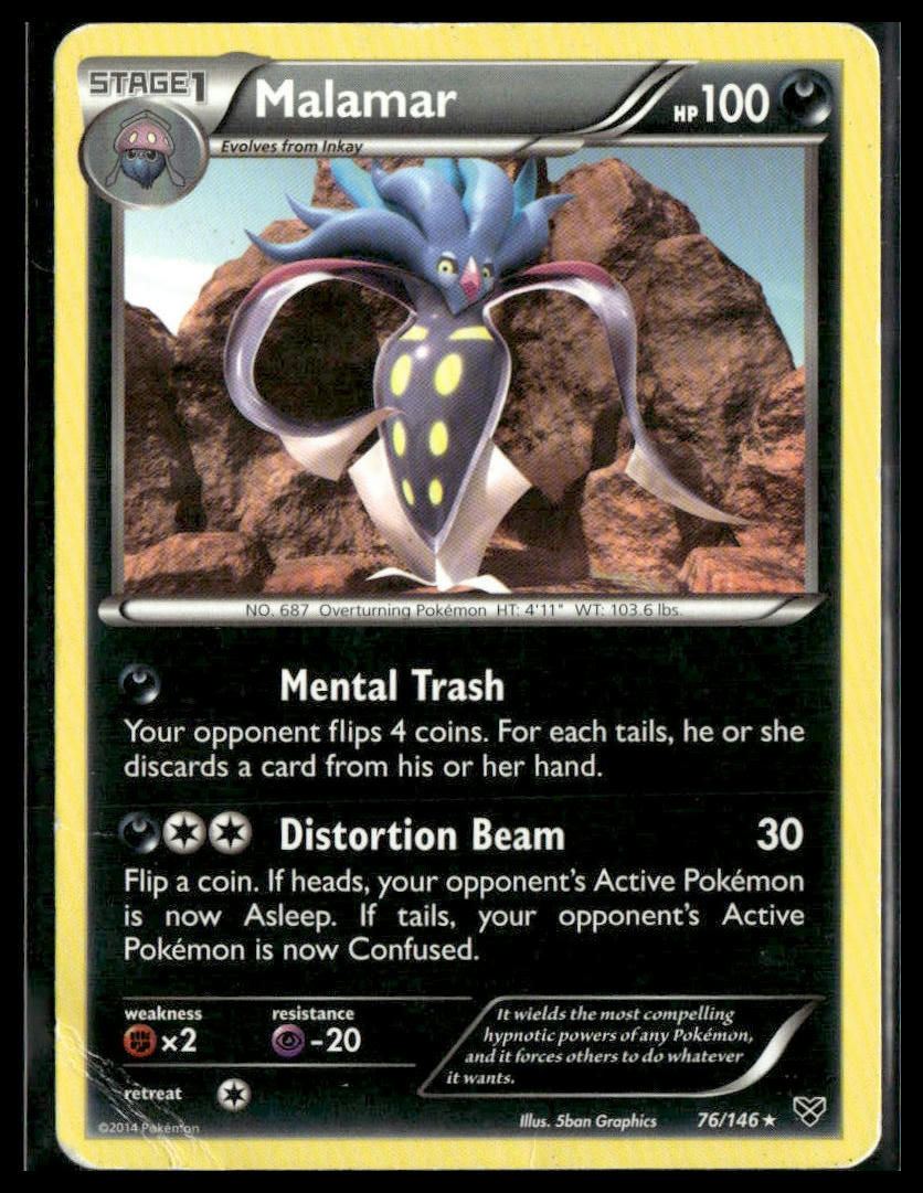 Malamar #76/146 XY Base Set MP