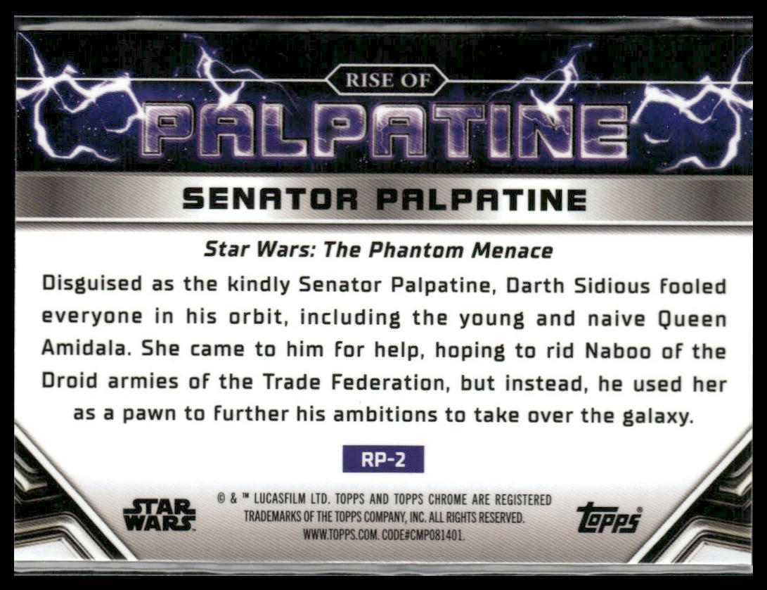Advisor to Queen Amidala #RP-2 2024 Topps Chrome Star Wars The Rise of Palpatine