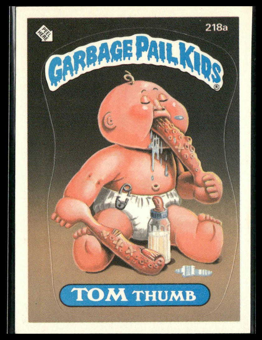 Tom Thumb #218a Topps 1986 Topps Garbage Pail Kids Series 6