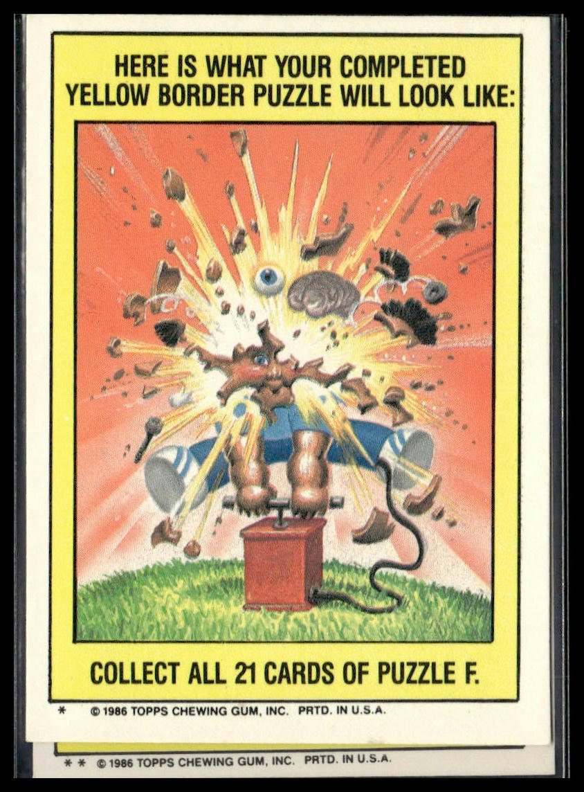 Dryin' Ryan #242b 1986 Topps Garbage Pail Kids Series 6