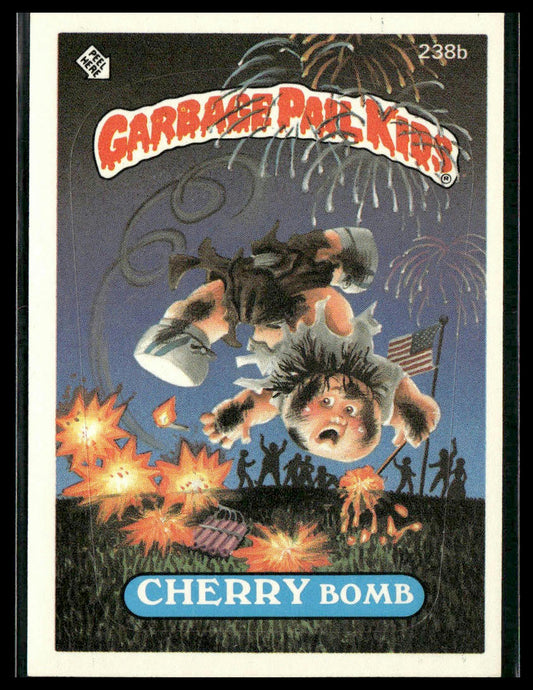 Cherry Bomb #238b 1986 Topps Garbage Pail Kids Series 6