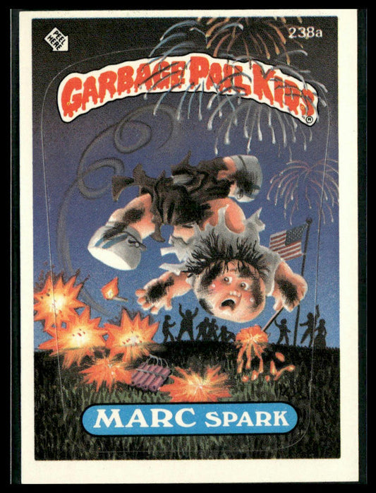 Marc Spark #238a 1986 Topps Garbage Pail Kids Series 6