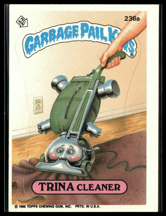 Trina Cleaner #236a 1986 Topps Garbage Pail Kids Series 6