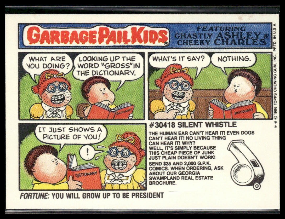 Handy Andy #230b Topps 1986 Topps Garbage Pail Kids Series 6