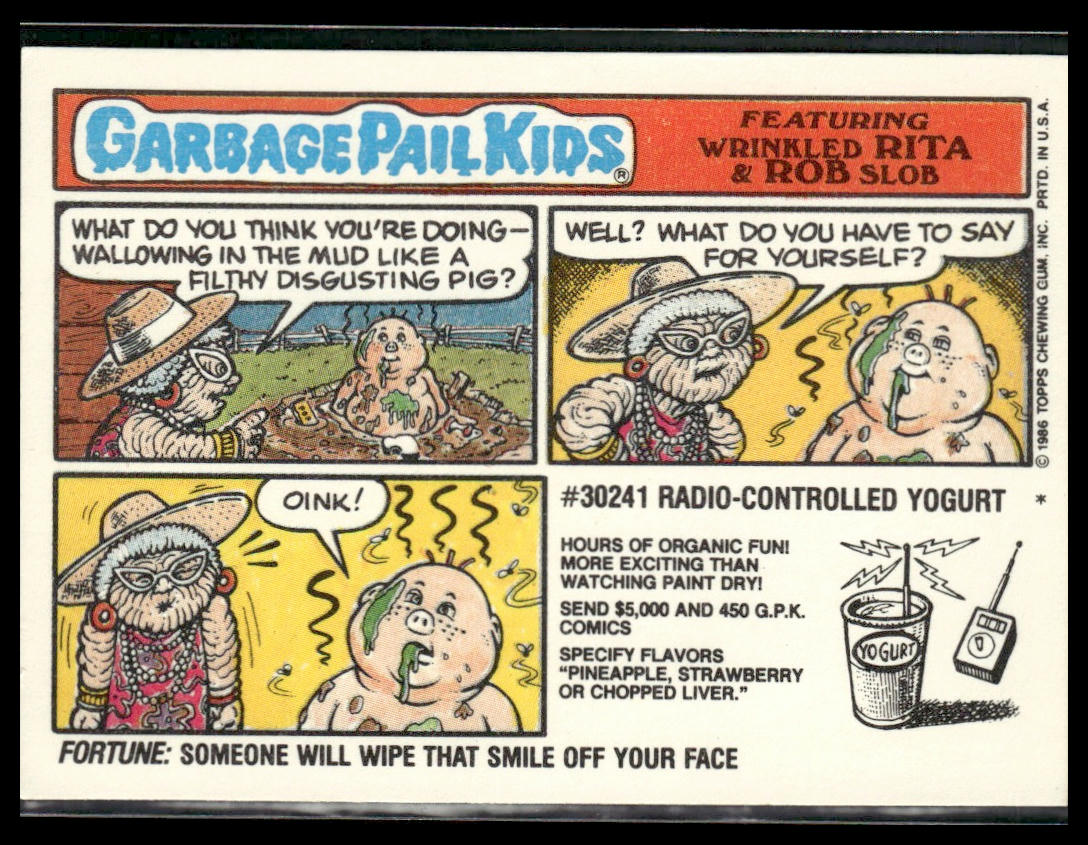 Pierced Pearl #226a 1986 Topps Garbage Pail Kids Series 6