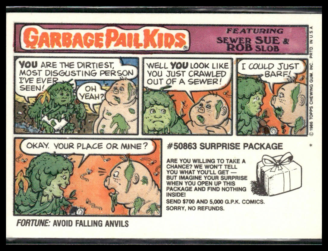 Casper Gasper #228a 1986 Topps Garbage Pail Kids Series 6