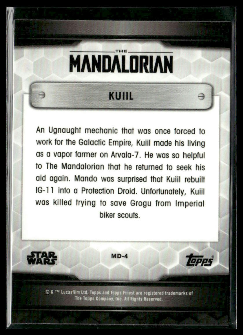 Kuiil #MD-4 2022 Topps Finest Star Wars The Mandalorian