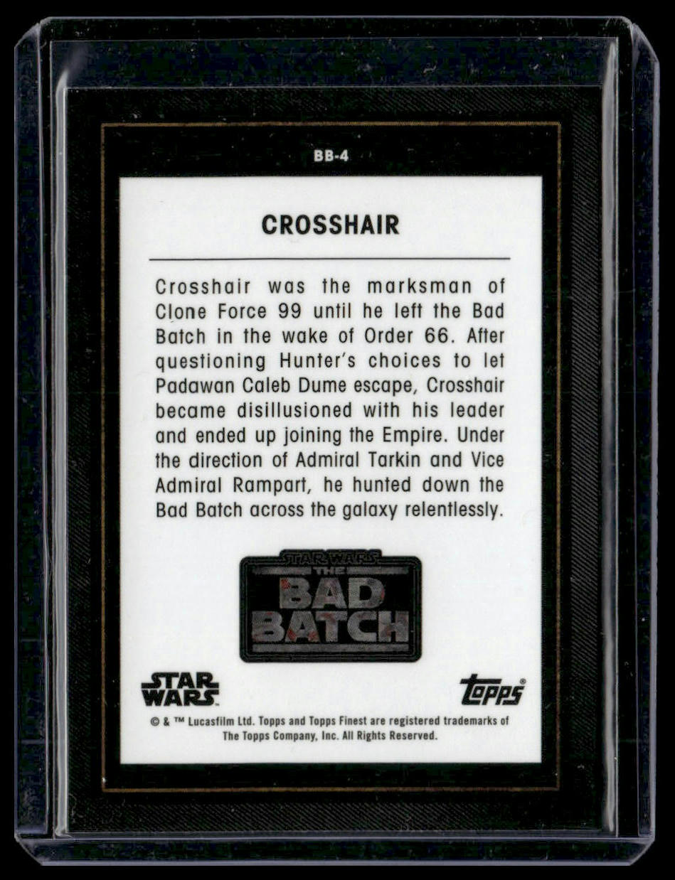 Crosshair #BB-4 2022 Topps Finest Star Wars The Bad Batch