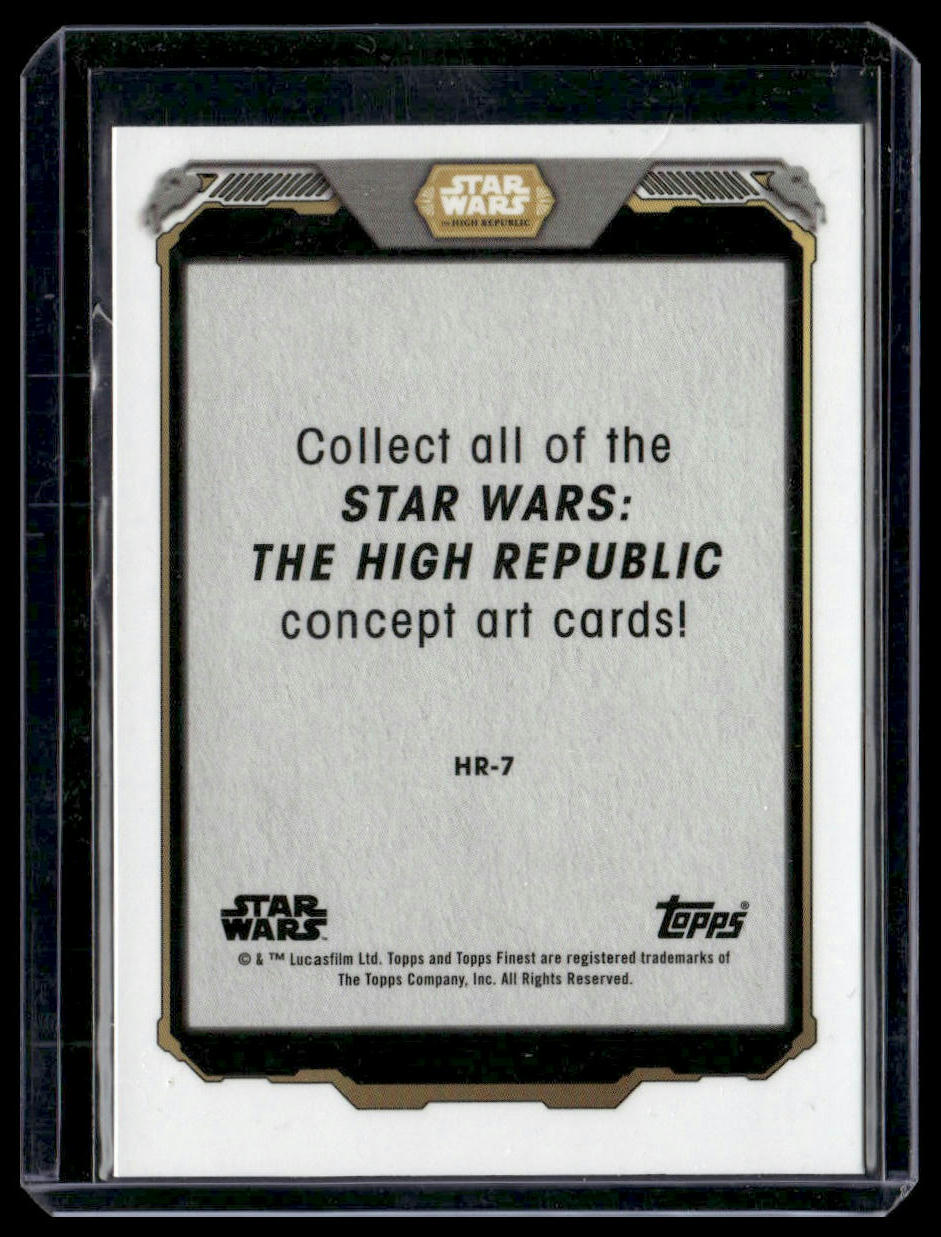 Yoda #HR-7 2022 Topps Finest Star Wars The High Republic Concept Art