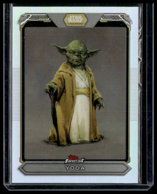 Yoda #HR-7 2022 Topps Finest Star Wars The High Republic Concept Art