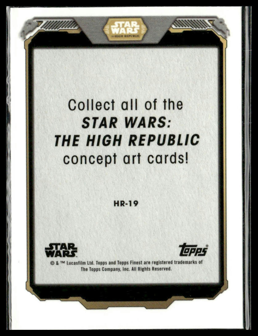 Marchion Ro #HR-19 2022 Topps Finest Star Wars The High Republic Concept Art