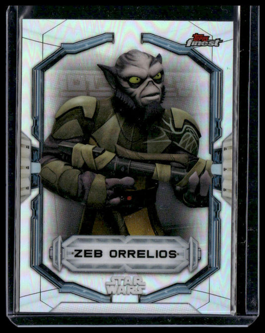 Zeb Orrelios #98 2022 Topps Finest Star Wars Refractor