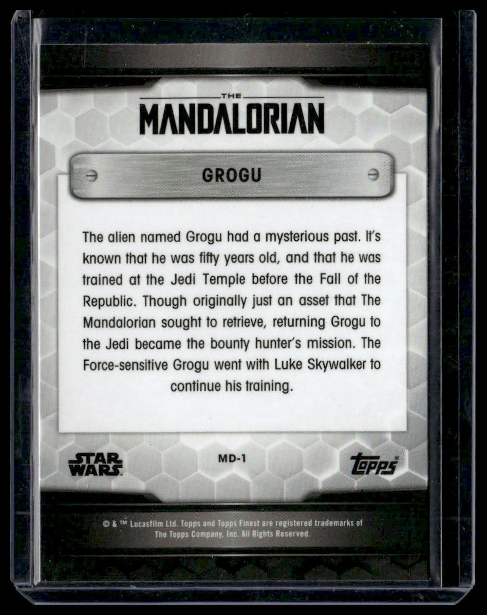Grogu #MD-1 2022 Topps Finest Star Wars The Mandalorian