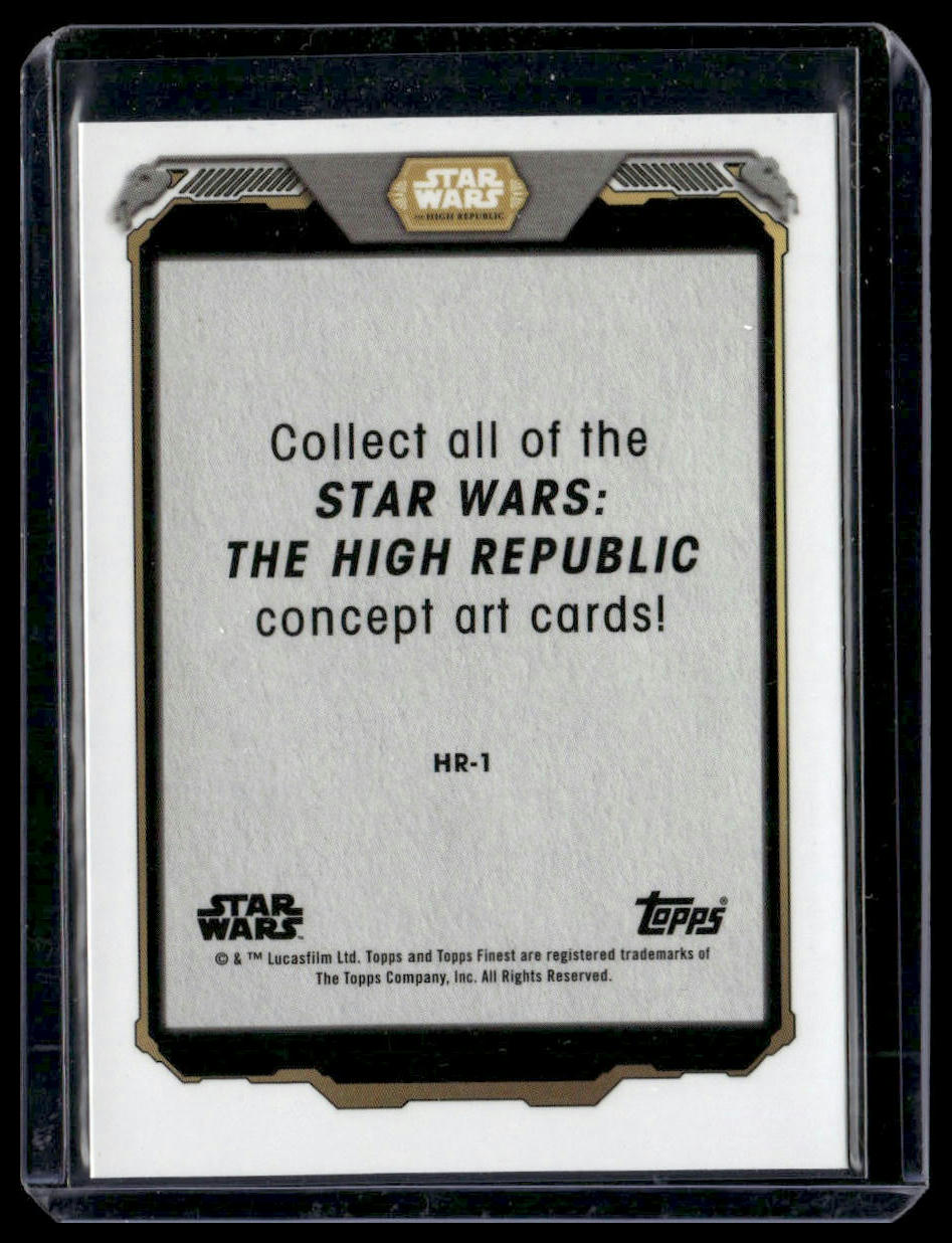 Avar Kriss #HR-1 2022 Topps Finest Star Wars The High Republic Concept Art