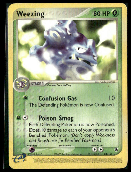 Weezing #24/109 Ruby and Sapphire LP