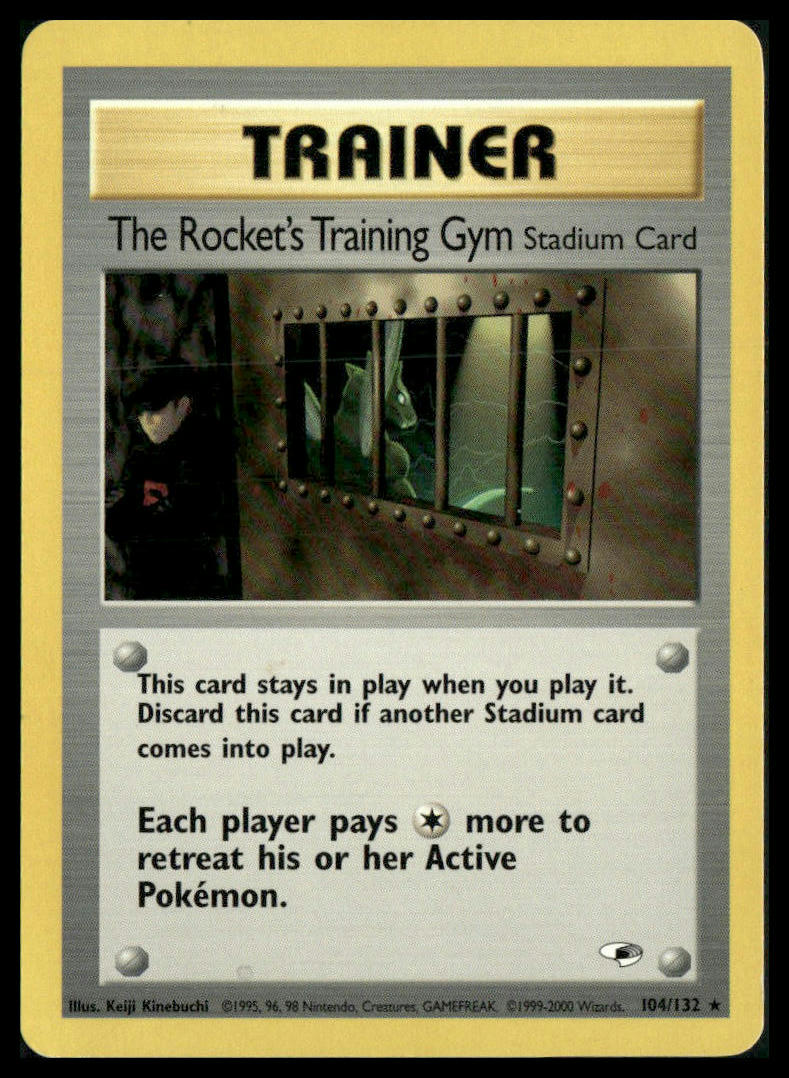 The Rocket's Training Gym #104/132 Gym Heroes LP