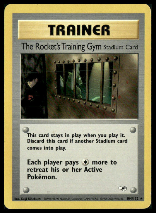 The Rocket's Training Gym #104/132 Gym Heroes LP