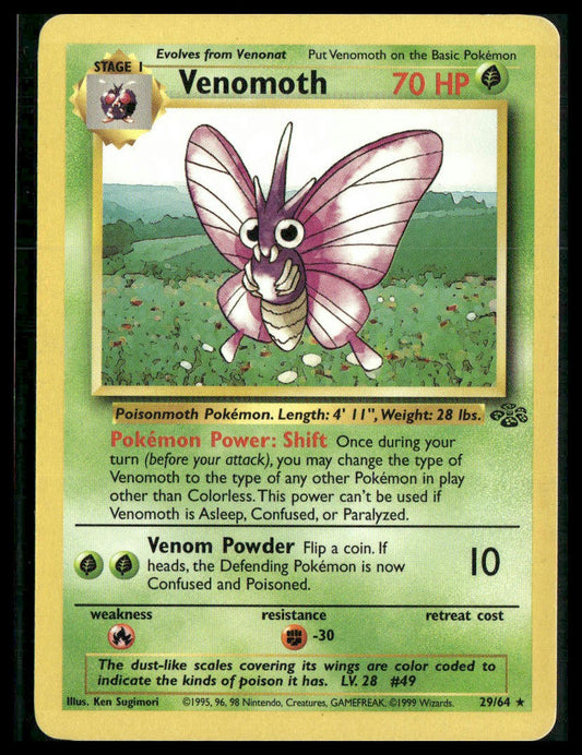 Venomoth #29/64 Jungle LP