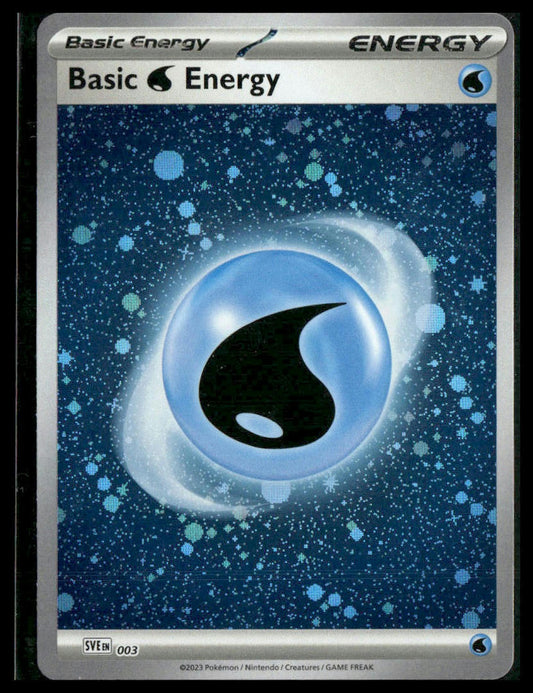 Basic Water Energy (Cosmos Holo) #003 Scarlet & Violet Base Set NM
