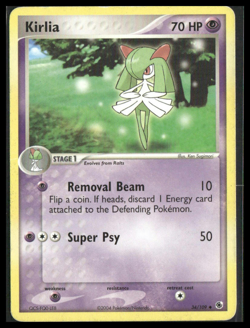 Kirlia #34 EX Battle Stadium MP