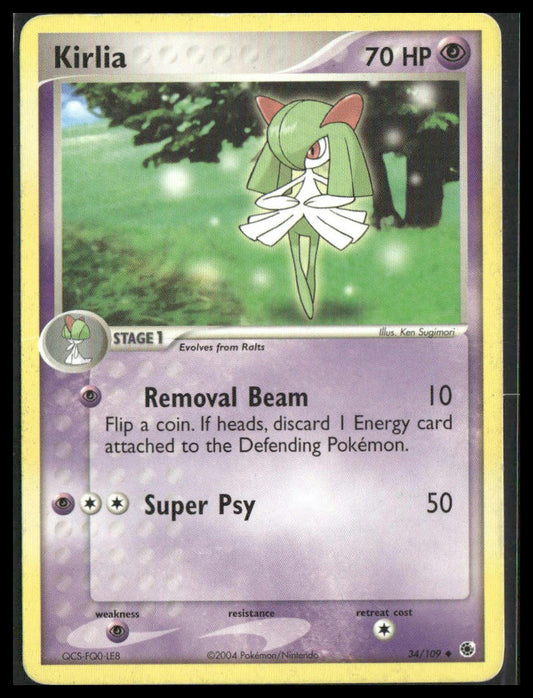 Kirlia #34 EX Battle Stadium MP