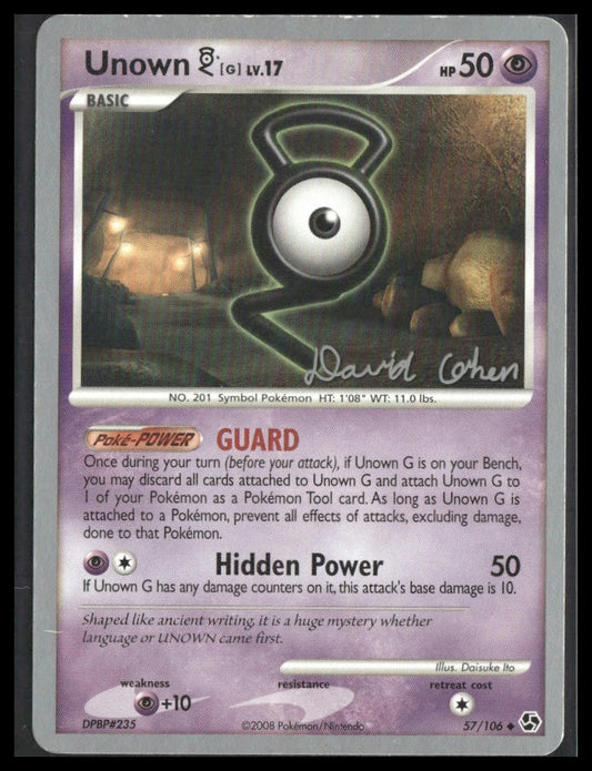 Unown [G] #57/106 World Championship Decks LP