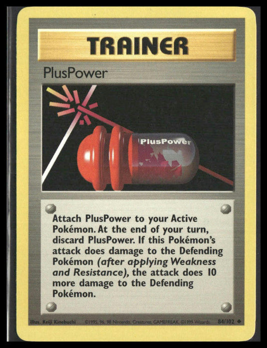 PlusPower #084/102 Base Set LP