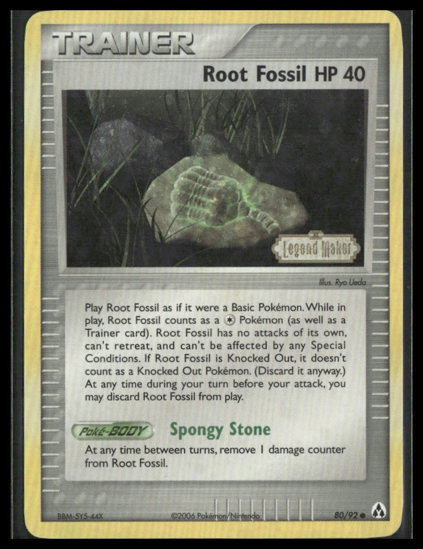 Root Fossil #80/92 Holo STAMP Legend Maker MP