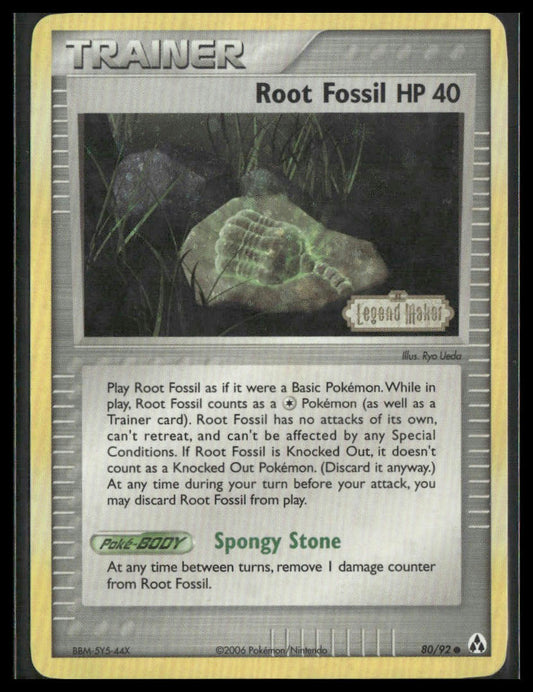 Root Fossil #80/92 Holo STAMP Legend Maker MP