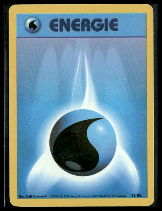 Water Energy #102/102 French Base Set LP