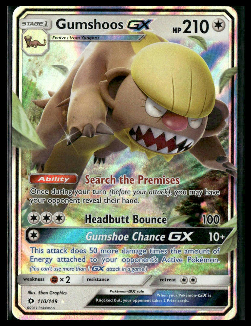 Gumshoos GX #110/149 SM Base Set NM