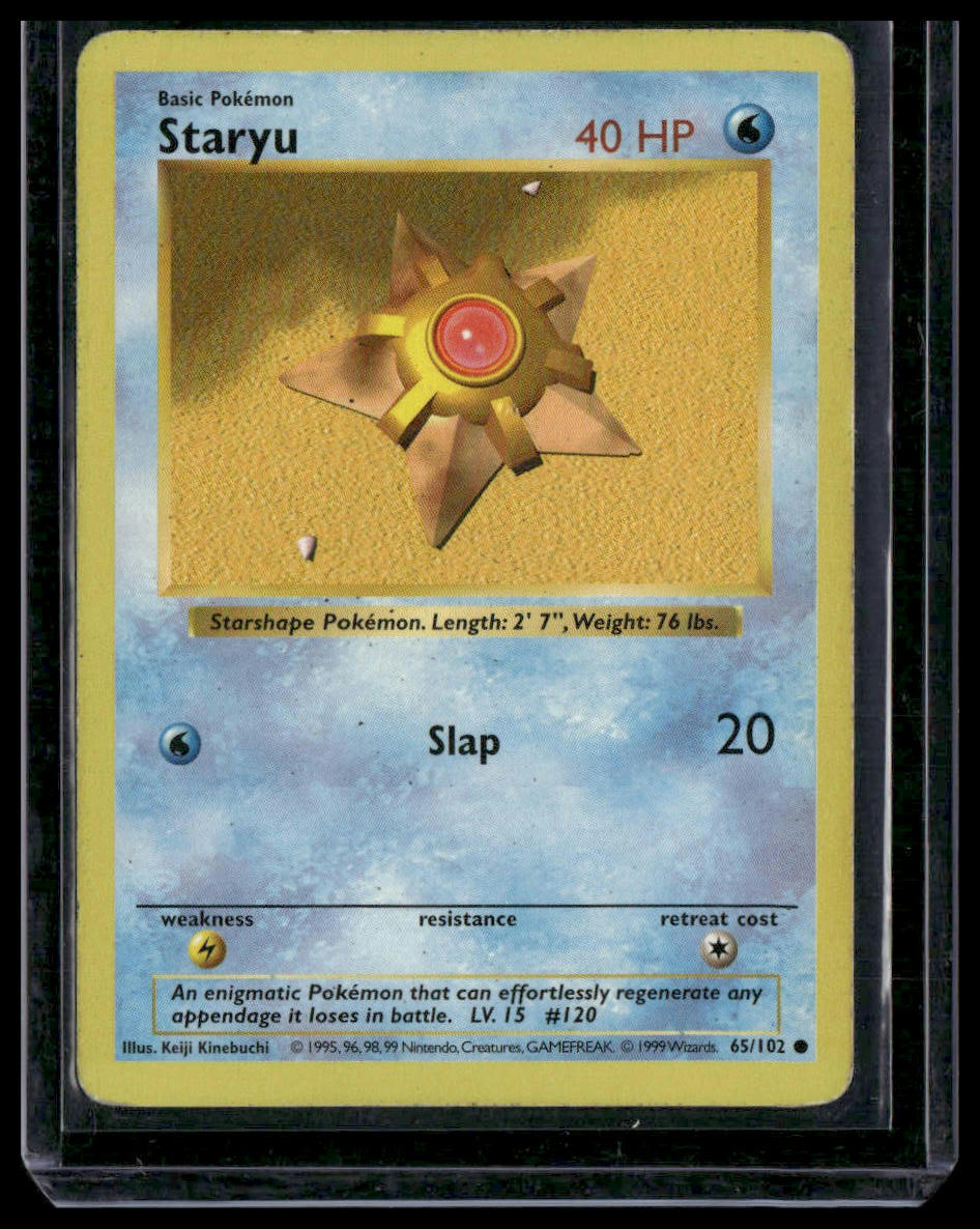 Staryu #065/102 Base Set (Shadowless) HP