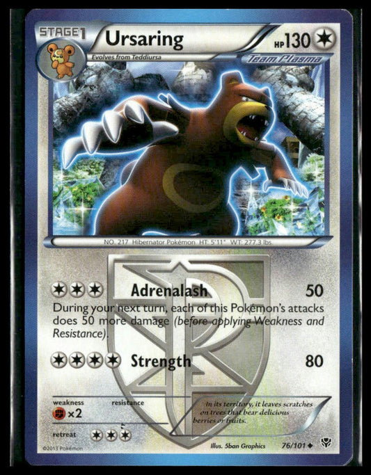 Ursaring (Team Plasma) #76/101 Plasma Blast LP