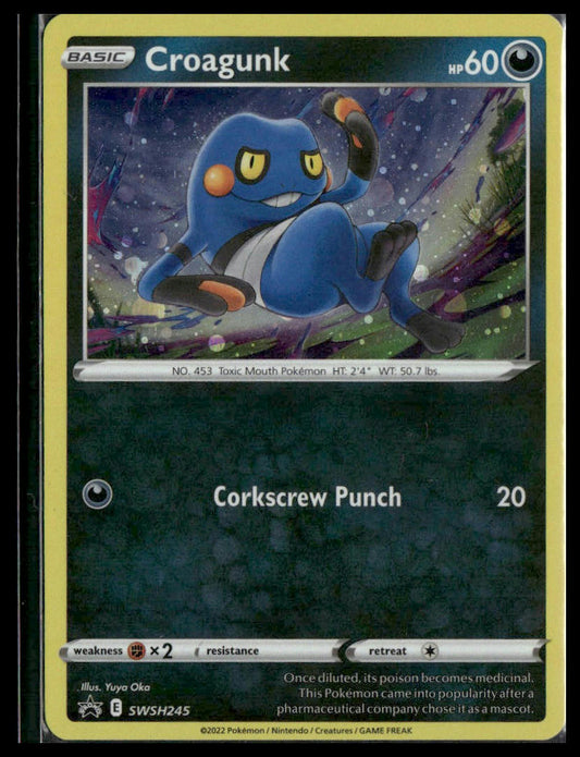 Croagunk #SWSH245 Holo Sword & Shield Promo Cards VLP