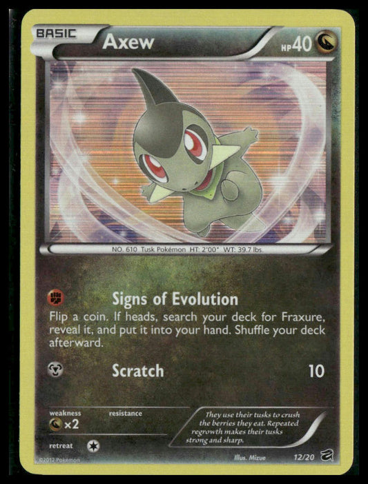 Axew #12/20 Holo Dragon Vault LP