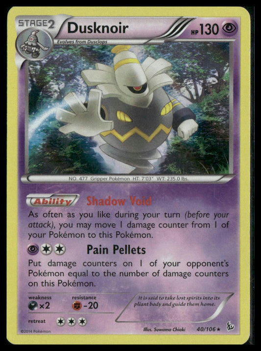 Dusknoir #40/106 Holo Flashfire LP