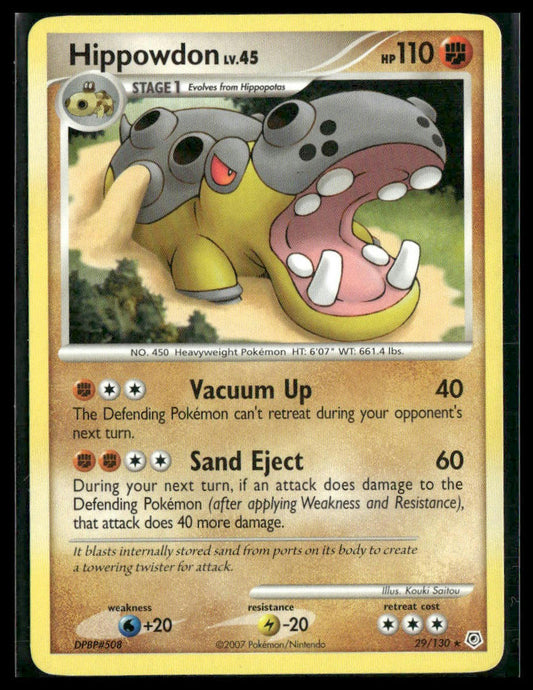 Hippowdon #29/130 Diamond and Pearl VLP