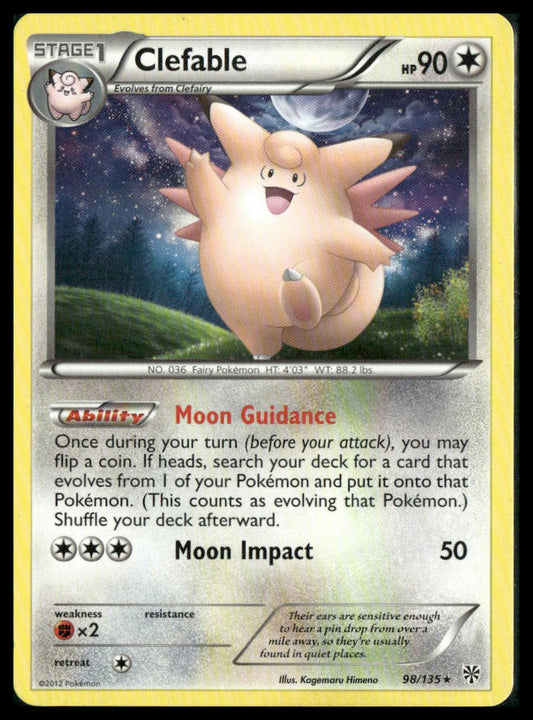 Clefable #98/135 Plasma Storm LP