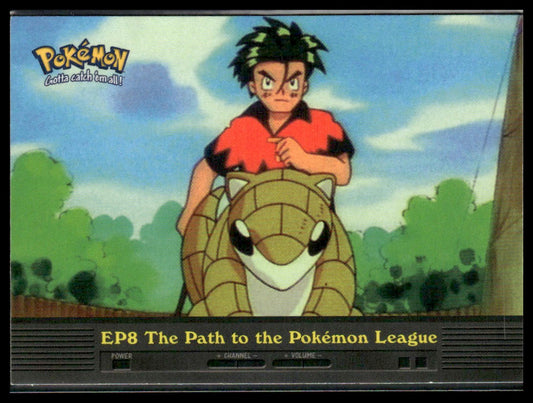 The Path to the Pokemon League #EP8 2000 Topps TV NM