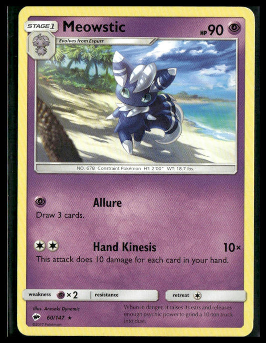 Meowstic #60/147 Burning Shadows LP